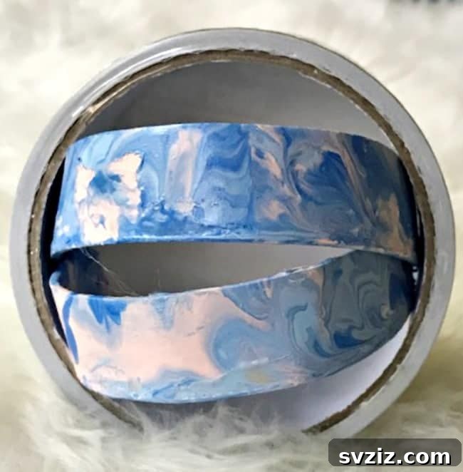 Metallic Pour-Painted Bracelets