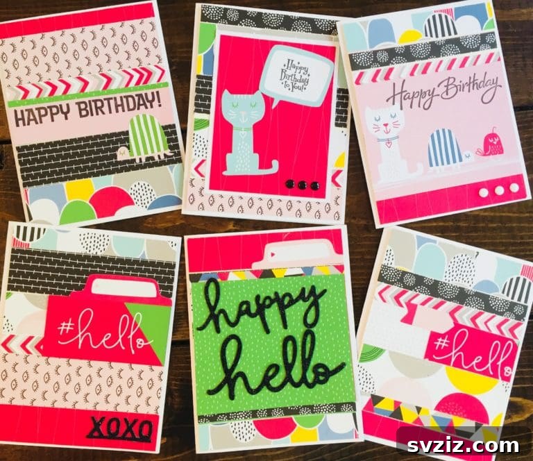 53 Paper Craft Ideas to Spark Your Imagination 13 Handmade personalized greeting cards with decorative paper scraps