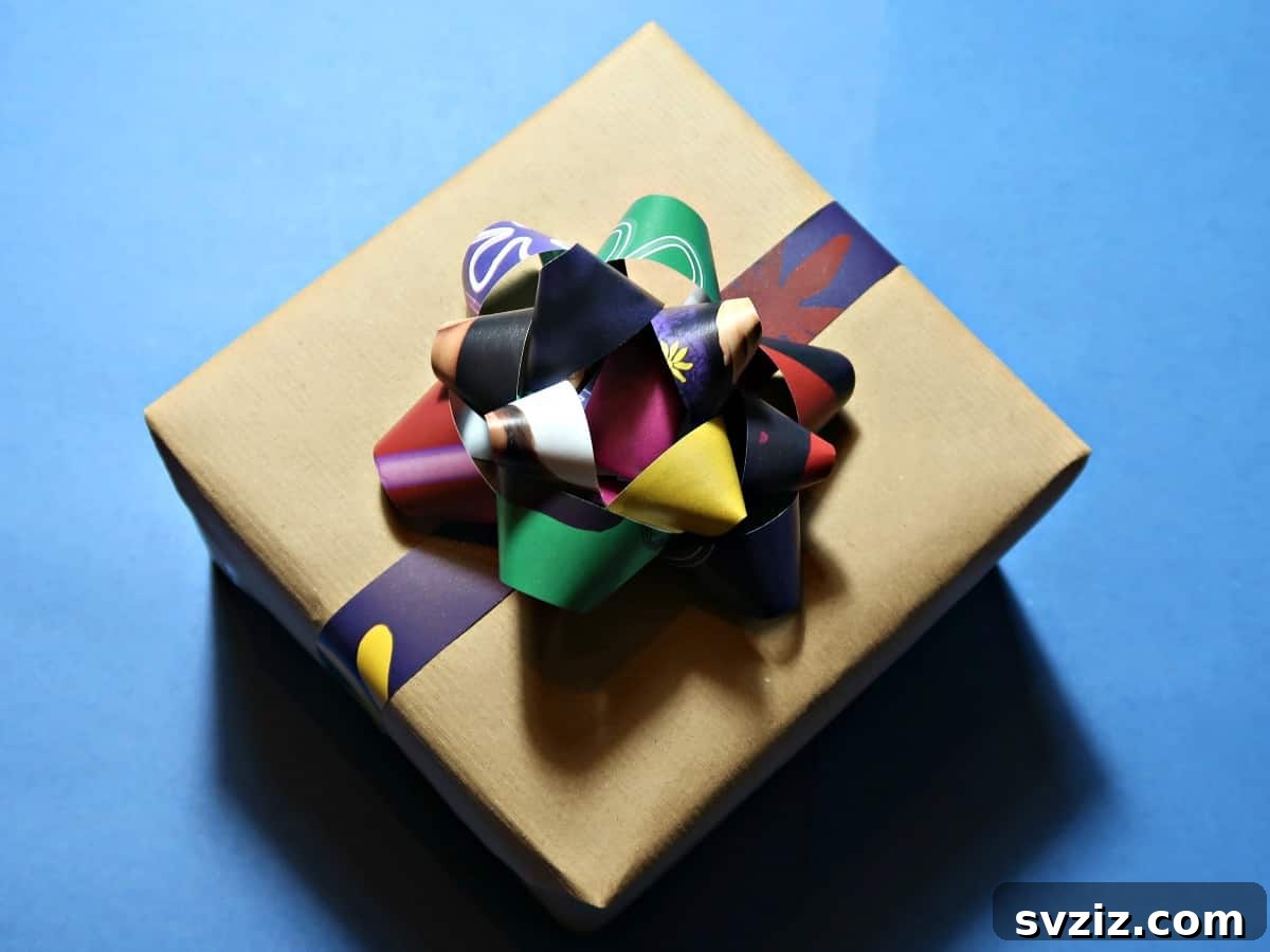 53 Paper Craft Ideas to Spark Your Imagination 28 Colorful recycled gift bows made from magazine paper