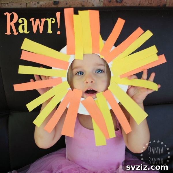 53 Paper Craft Ideas to Spark Your Imagination 45 DIY paper plate lion mask for kids' playtime