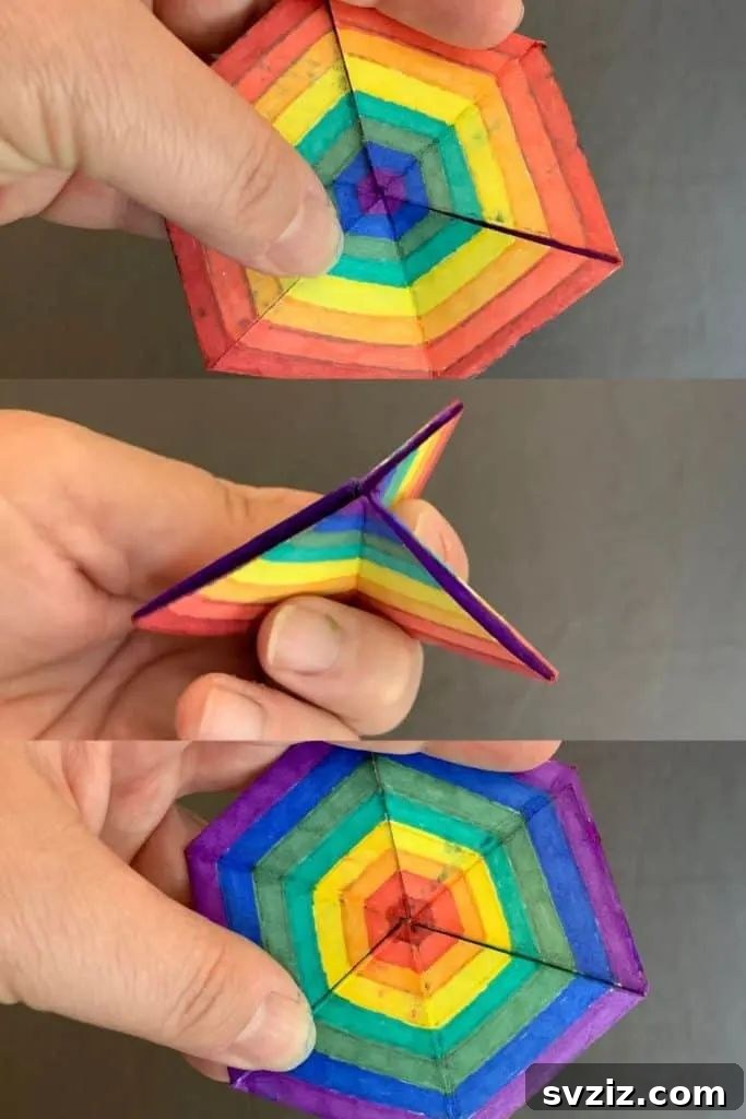 53 Paper Craft Ideas to Spark Your Imagination 51 Intriguing infinity loop paper craft, a hexaflexagon