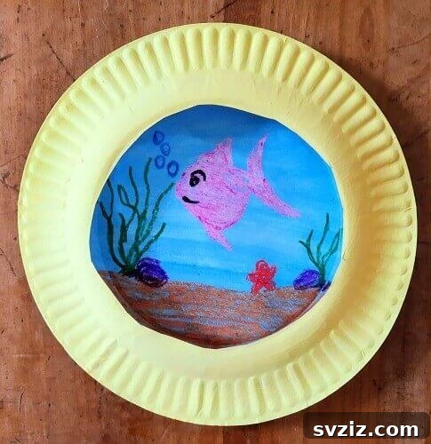 53 Paper Craft Ideas to Spark Your Imagination 55 Paper plate submarine craft with round windows