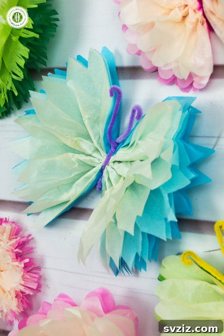 Tissue Butterflies