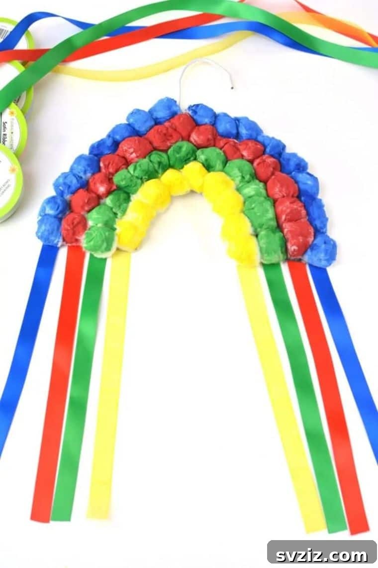Hanging Cotton Rainbow Decor