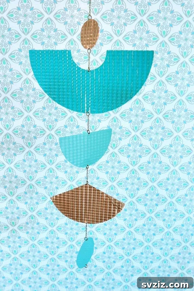 DIY Circle and Line Metal Wall Hanging, contemporary decor