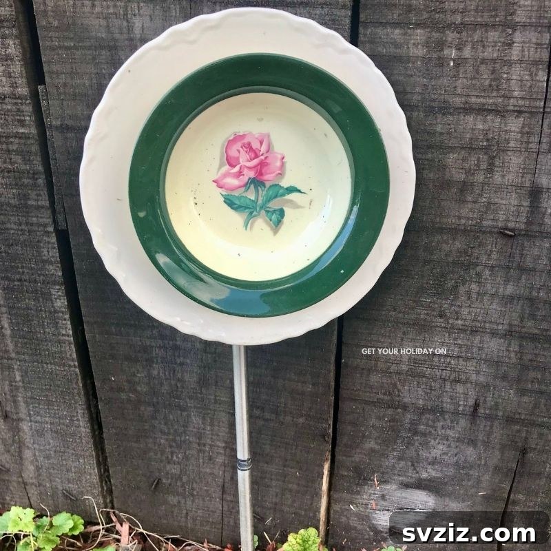 DIY Dish Garden Flowers from repurposed dishes