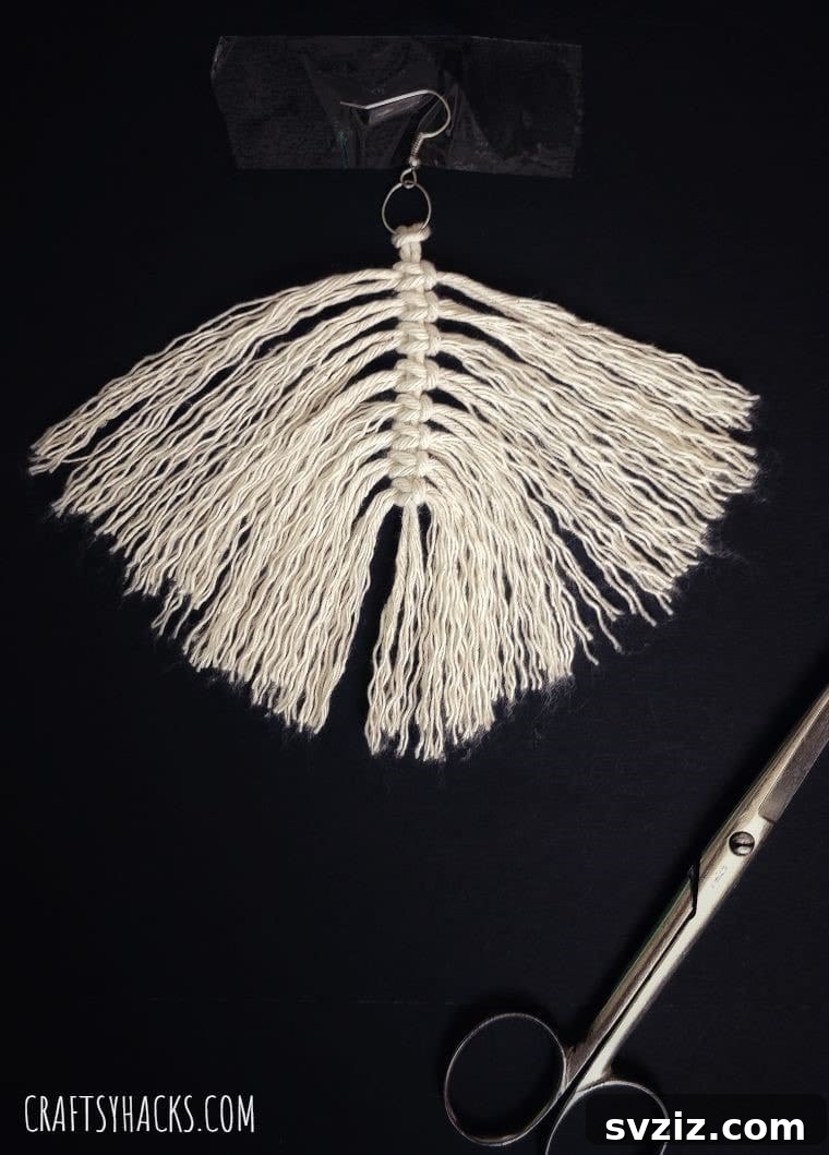 Craft Your Own Macrame Leaf Earrings 10 boho macrame