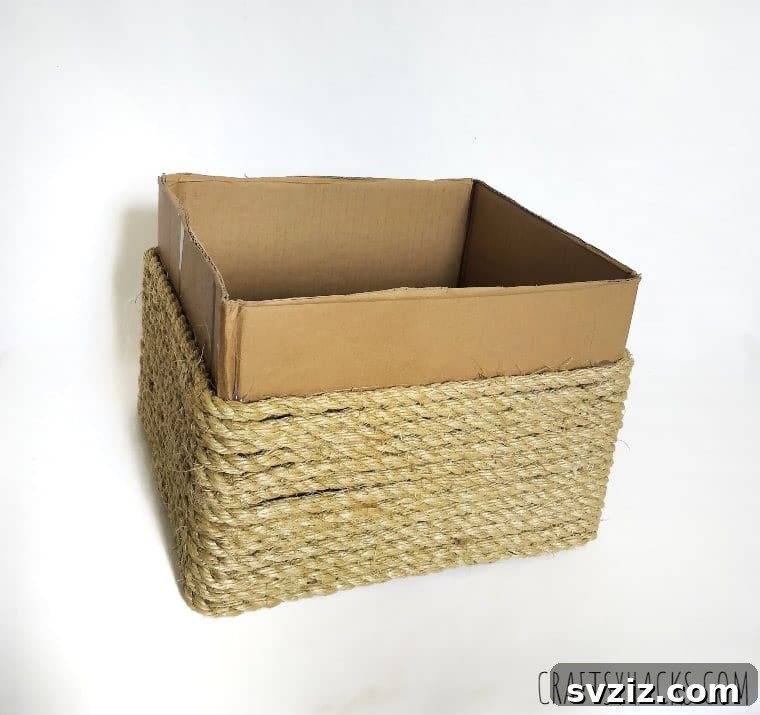 crafty rope storage box