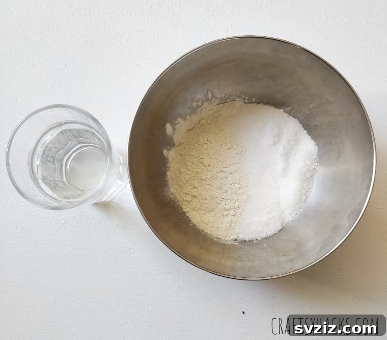 Family Fun: Creating Salt Dough Keepsakes 5 flour and water