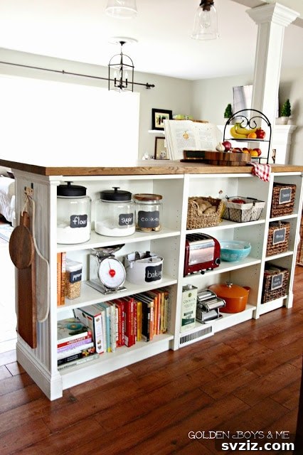 Kitchen Island Storage