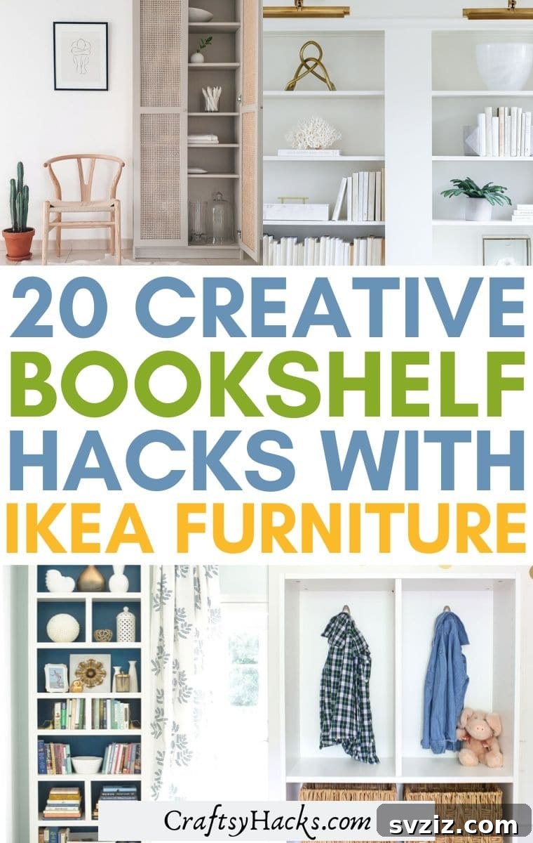 IKEA Bookshelf Reinventions 2 ikea bookshelf ideas