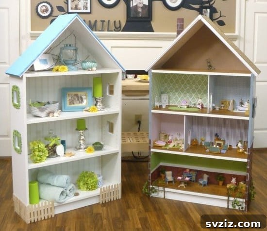 IKEA Bookshelf Reinventions 21 Charming Dollhouse Bookcase