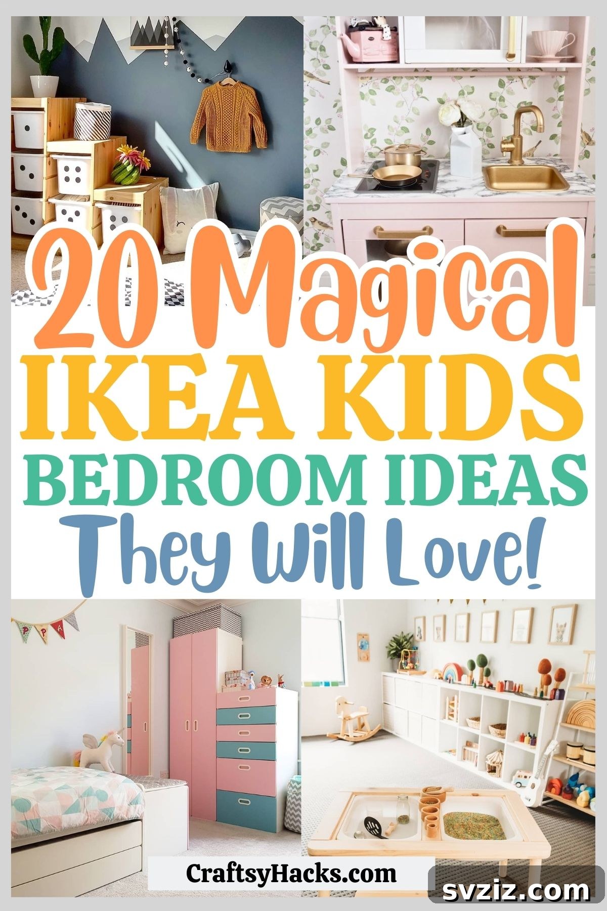 Creative IKEA kids' room ideas for inspiring and organized spaces on a budget