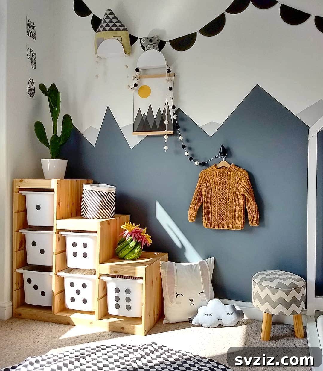 IKEA Trofast bins transformed into giant domino pieces