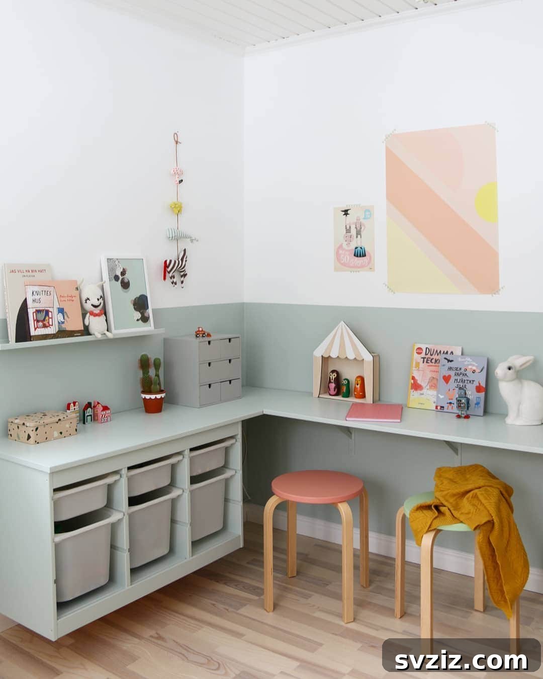 Stylish IKEA storage bins for kids' rooms