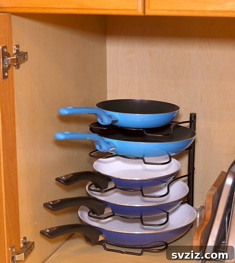organizer rack for cabinet