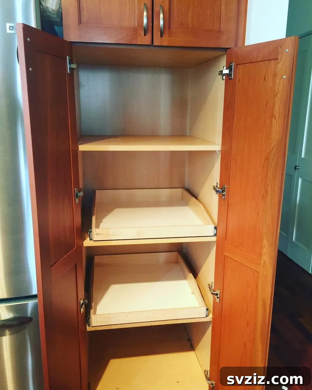 Pull-Out Rolling Shelves