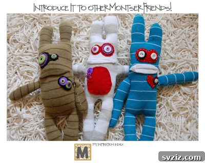 20 Adorable Sock Creations Made Easy 20 No-Pattern DIY Sock Monster Plushie