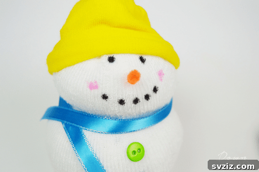 20 Adorable Sock Creations Made Easy 4 DIY No-Sew Snowman Sock Plushie for Winter Decor