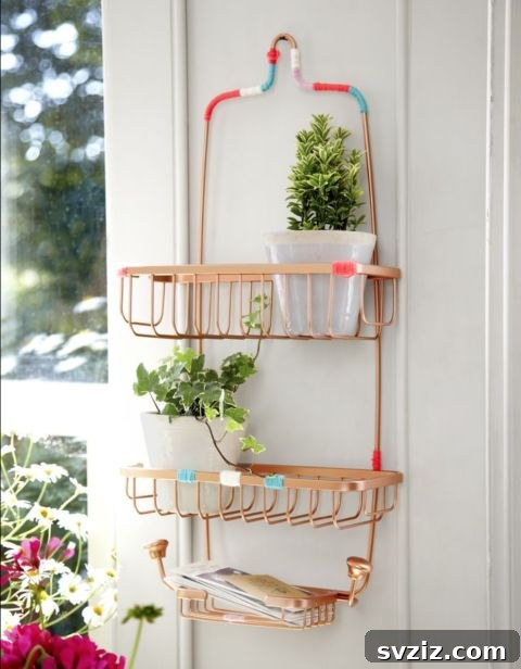 20 Dollar Store Decor Hacks for a Stylish Home 14 Metallic Mail Caddy DIY