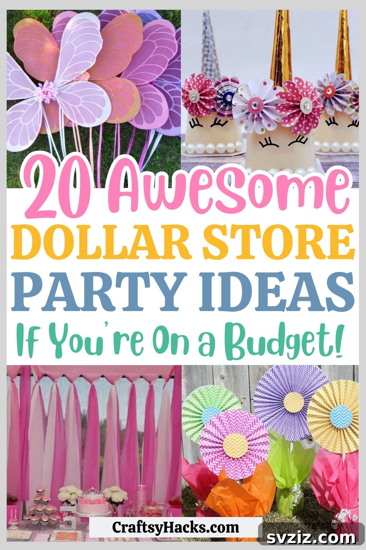 dollar store party ideas