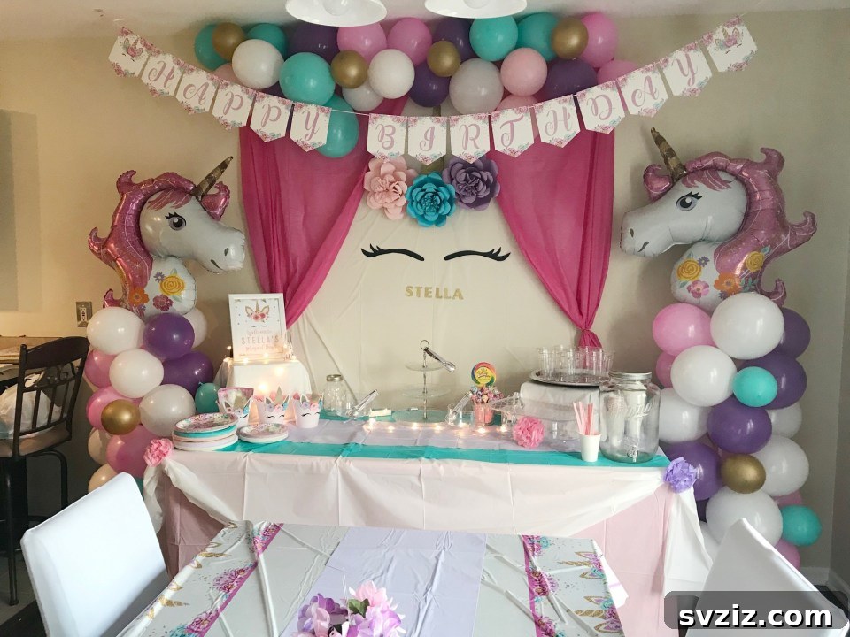 Unicorn-Themed Party Decor
