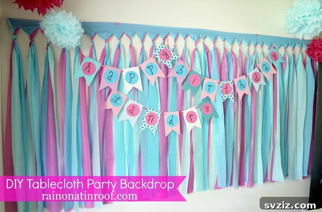 DIY Party Backdrop