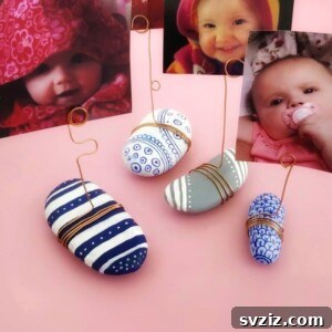 DIY Rock Photo Holders
