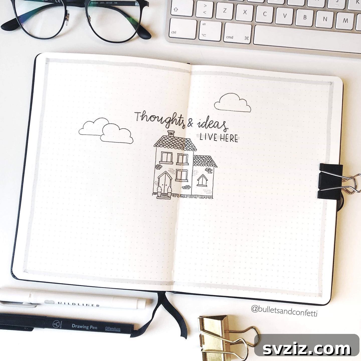 Bullet Journal Braindump for Ideas