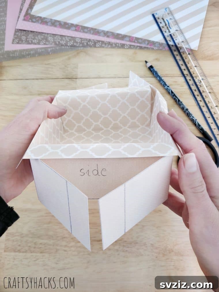 folding sides of dividers