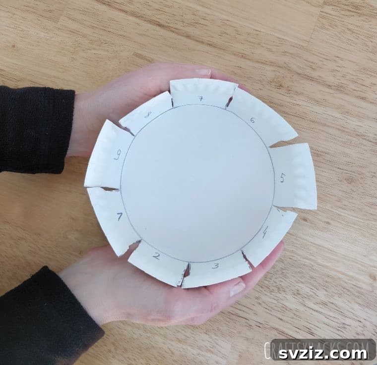 forming bowl shape