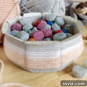 diy woven bowl