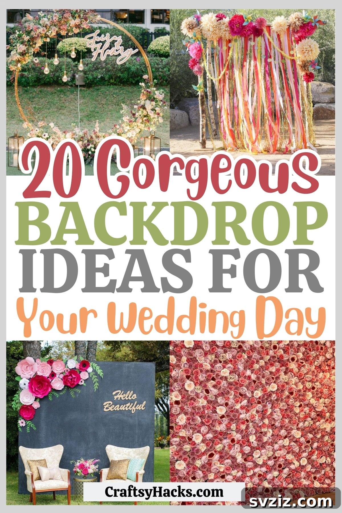 Creative and Inspiring Wedding Backdrop Ideas for Your Big Day