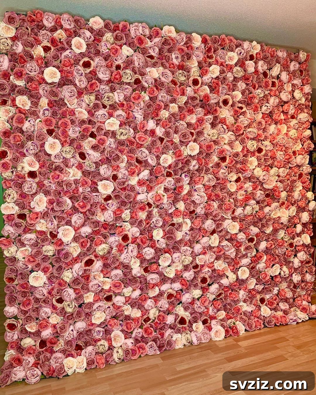 Stunning Floral Wall for Wedding Reception or Photo Booth