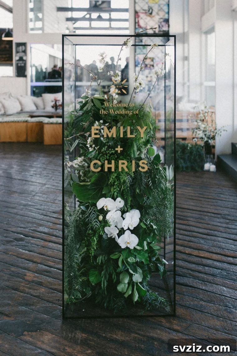 Handcrafted Wedding Signs: Unique DIY Touches for Your Big Day 17 Terrarium-Inspired Wedding Welcome Sign for Plant Lovers