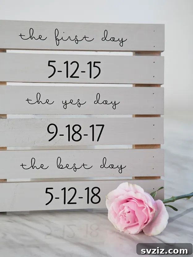 20 Wedding Craft Ideas That Won't Break the Bank 4 Elegant DIY Vinyl Wedding Signs