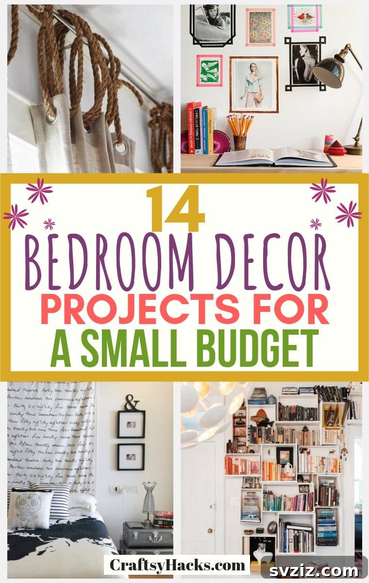 14 bedroom decor projects for a small budget