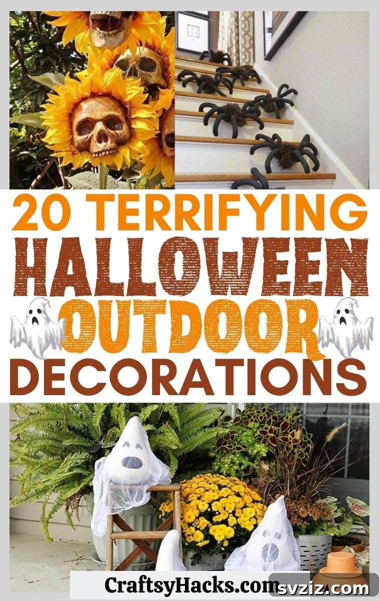 Spooktacular Outdoor Halloween Decorations on a Budget