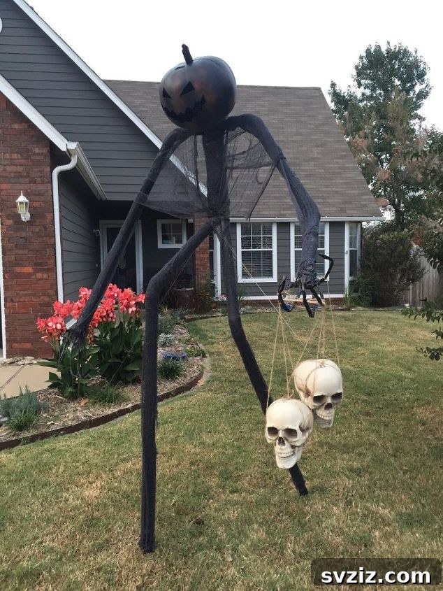 DIY PVC Pipe Giant Monster for Outdoor Halloween