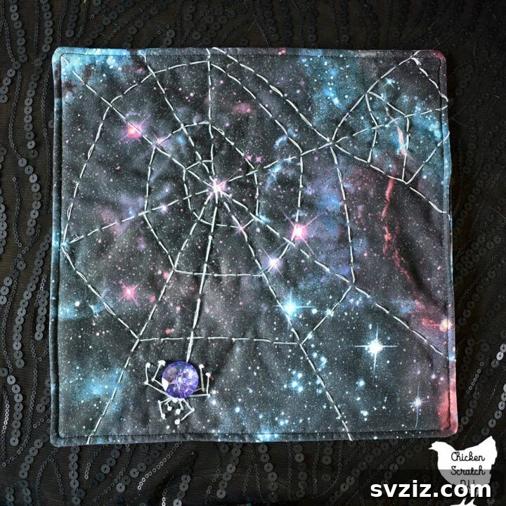 DIY Spider Web Quilt