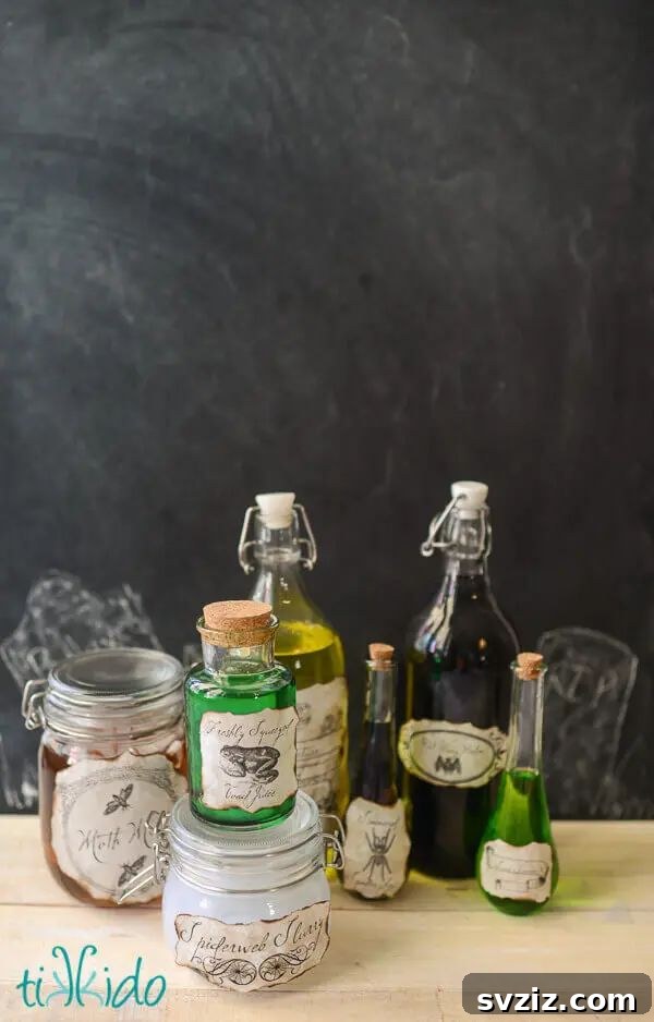 DIY Potion Bottles