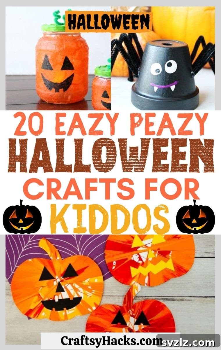 Effortless Halloween Creations for Little Ones 2 Delightful Halloween Crafts for Kids