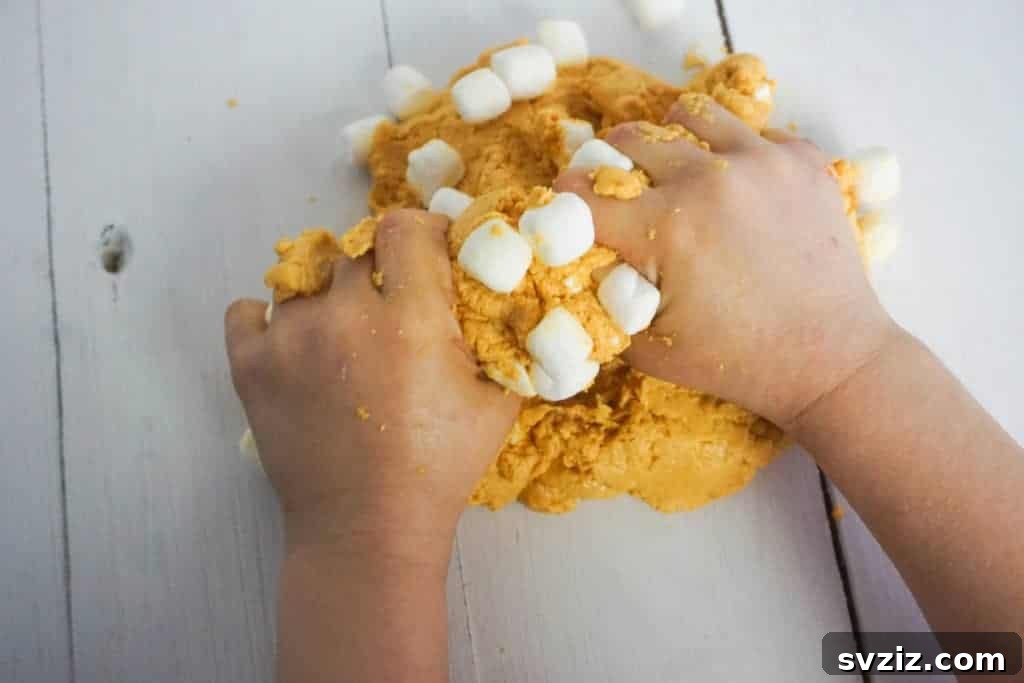 Effortless Halloween Creations for Little Ones 6 DIY Halloween Pumpkin Pie Slime