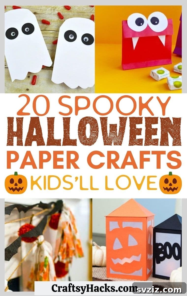 Ghoulishly Good Halloween Paper Creations 2 halloween paper crafts