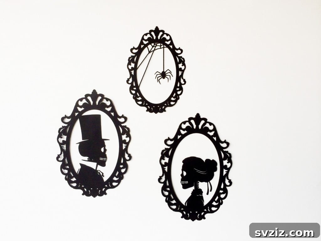 Ghoulishly Good Halloween Paper Creations 21 Wall Silhouettes