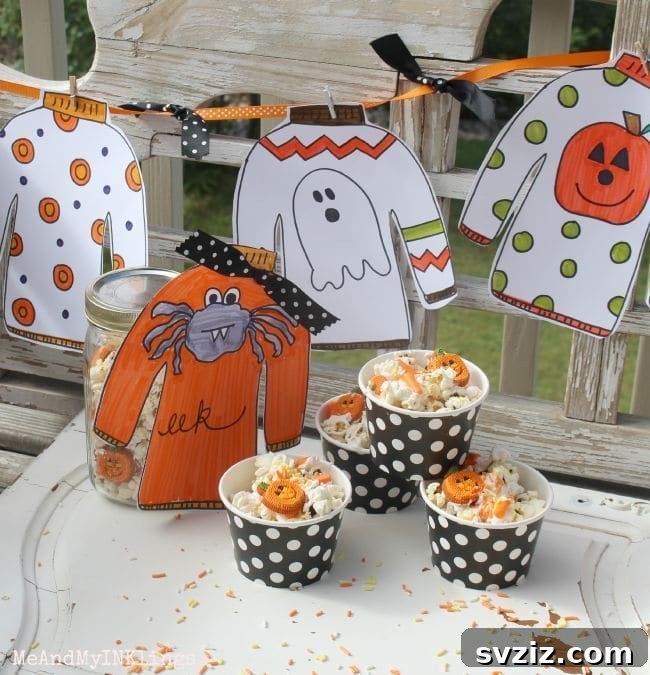 Ghoulishly Good Halloween Paper Creations 6 Halloween-Themed Ugly Sweaters