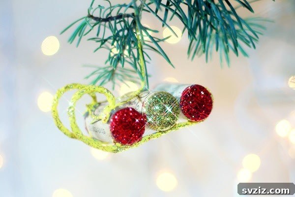 20 Effortless Christmas Projects for Adults 19 Upcycled Wine Cork Sled Ornament craft idea