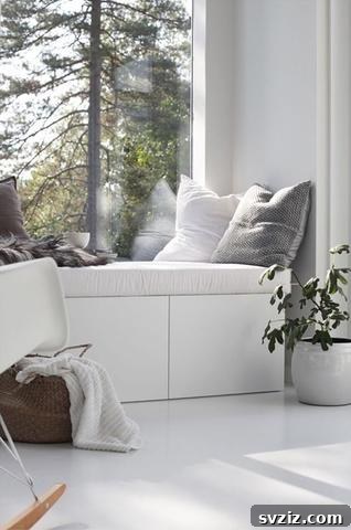 DIY window reading nook
