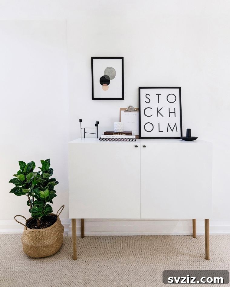 diy minimalistic sideboard