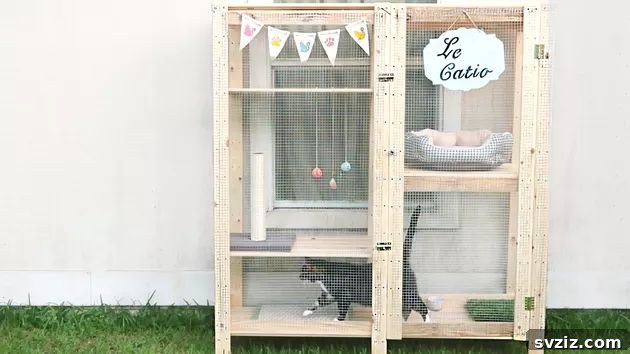 IKEA Upgrades Your Cat Will Purr For 5 DIY Catio using IKEA Shelves